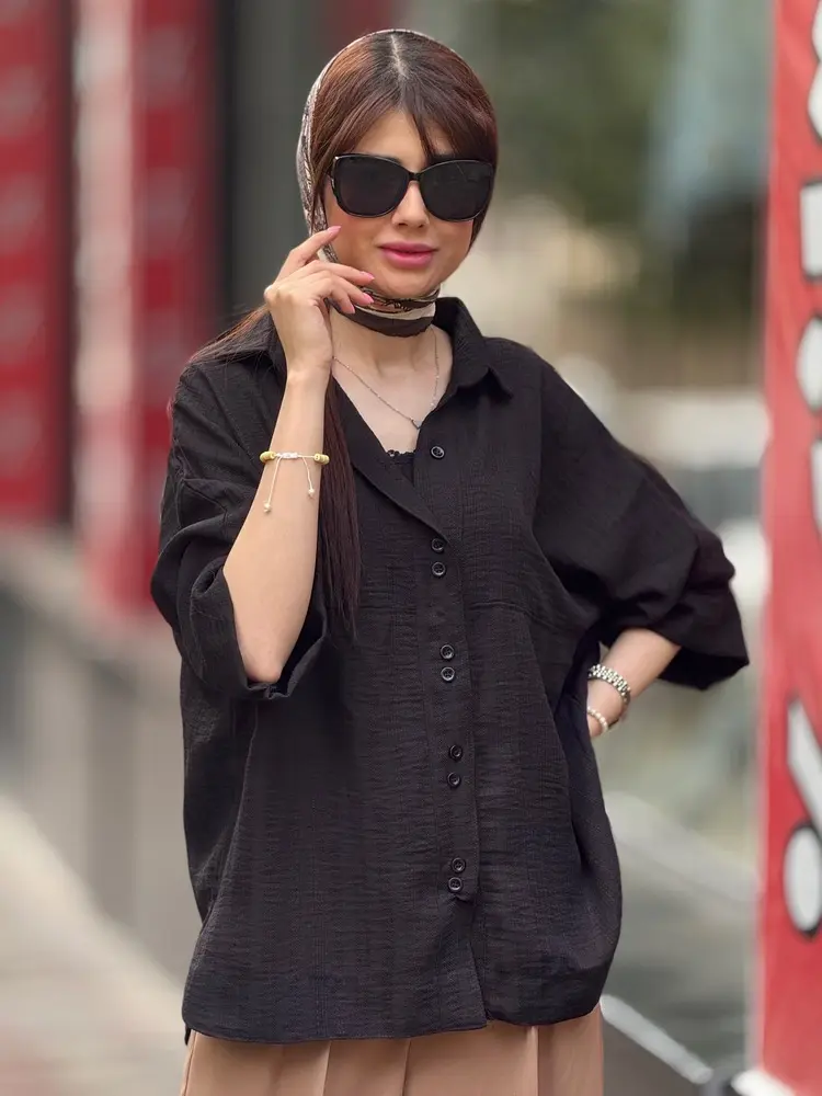 شومیز کنفی ترمه